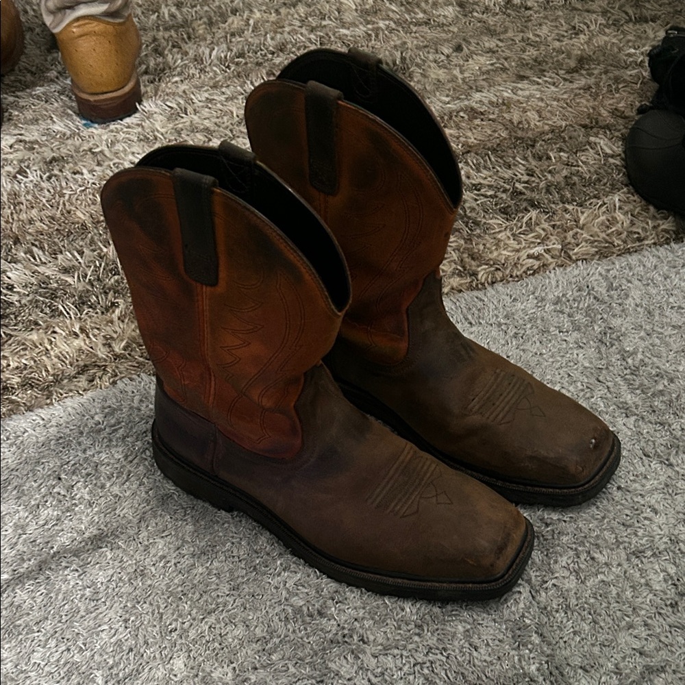Ariat Men's Distressed Brown Western Boots